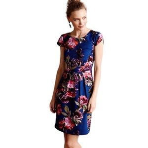 Moulinette Soeurs x Anthropologie Rosado Sheath Dress